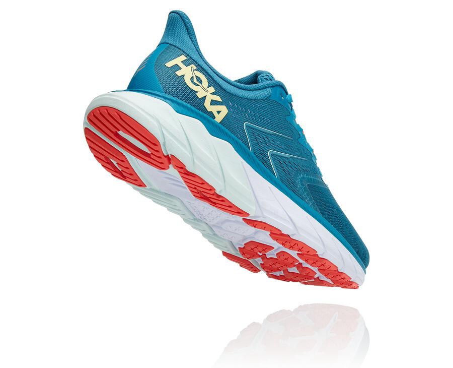 Hoka One One Løbesko Dame - Arahi 5 - Blå/Hvide - 301784UMN